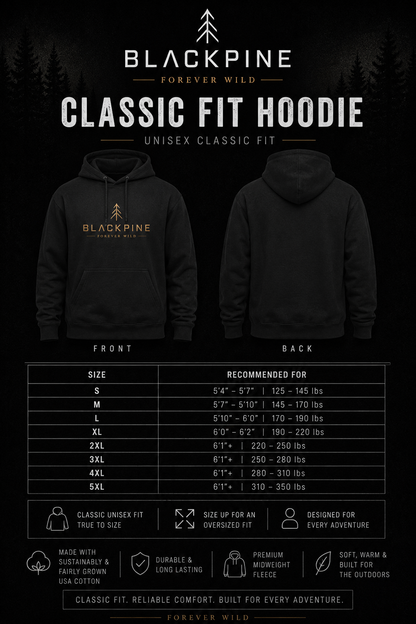 Classic Midnight Timber Hoodie
